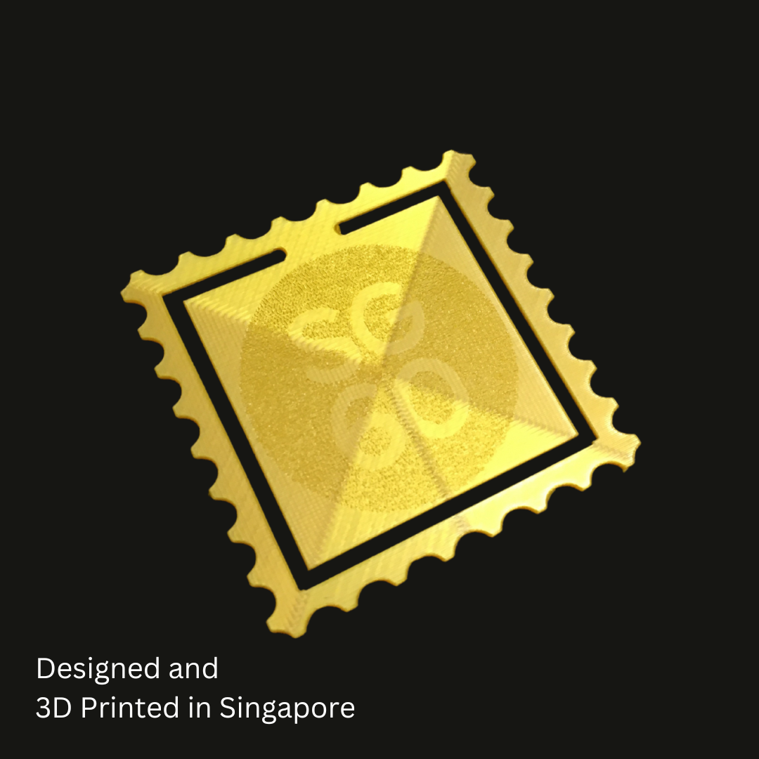 SG60 Celebration Stamp Art – 3D Printed with Love